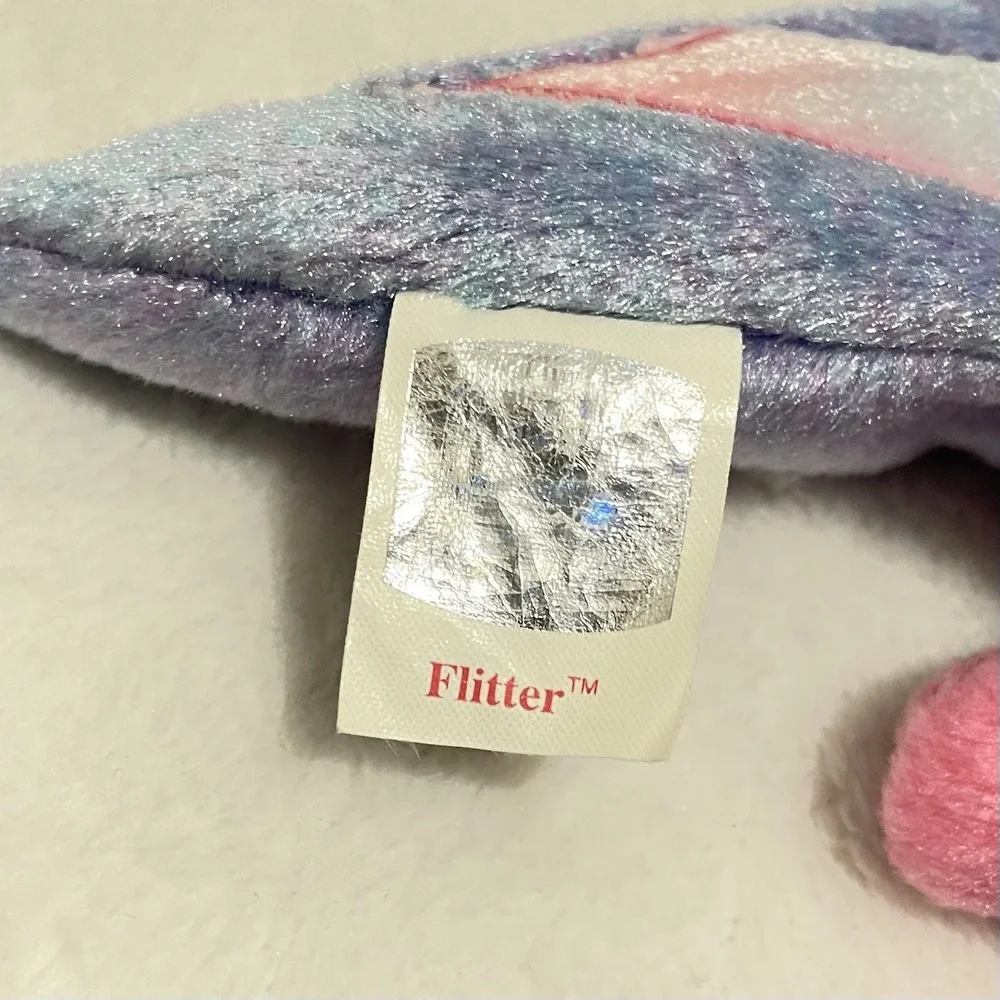 Ty Beanie‎ Babies Flitter The Butterfly Pink Kids Animal Stuffed Soft Plush Toy